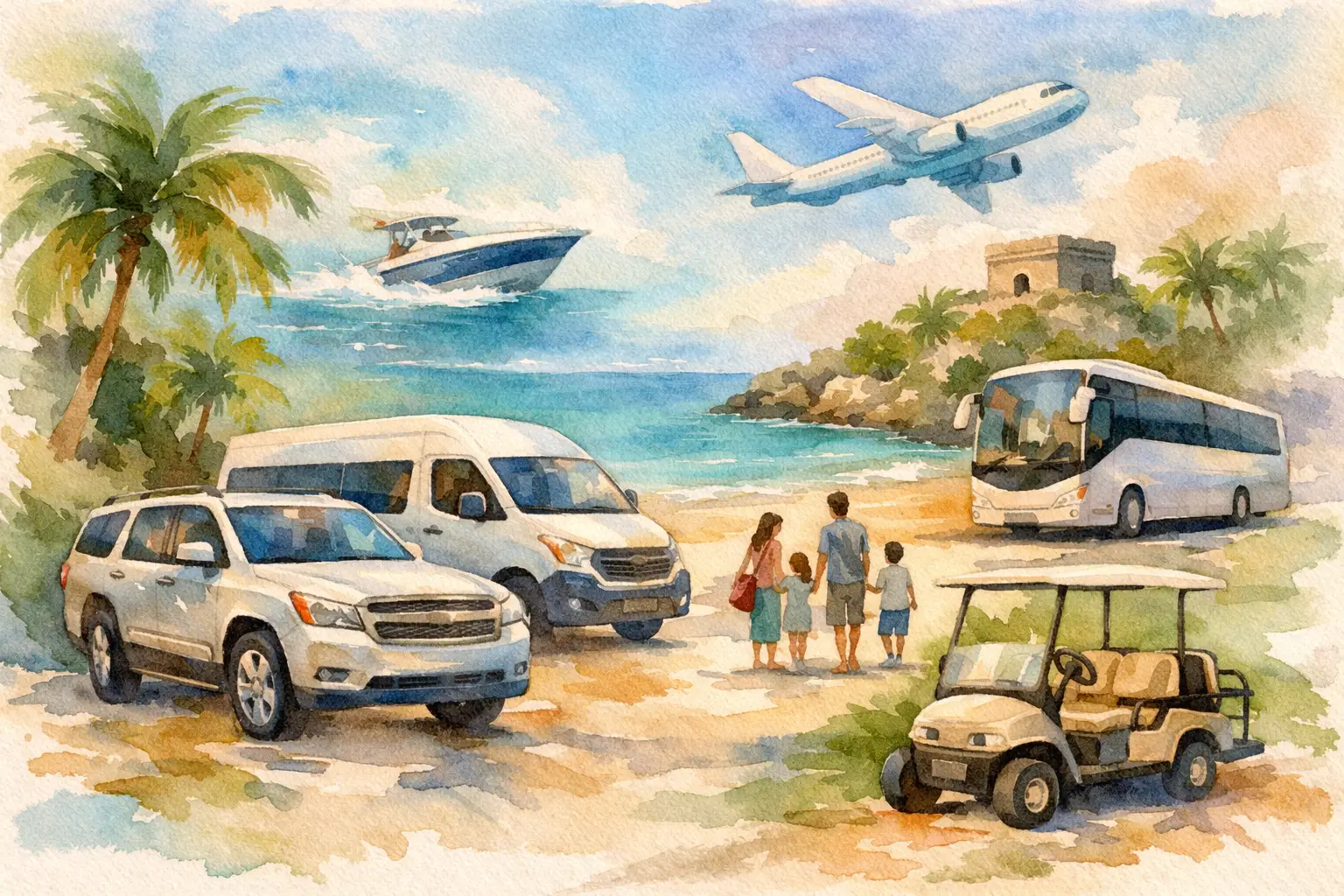 Best Family Transport Options in Riviera Maya
