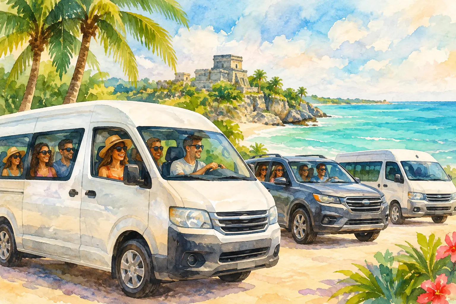 Best Vehicles for Group Travel in Riviera Maya