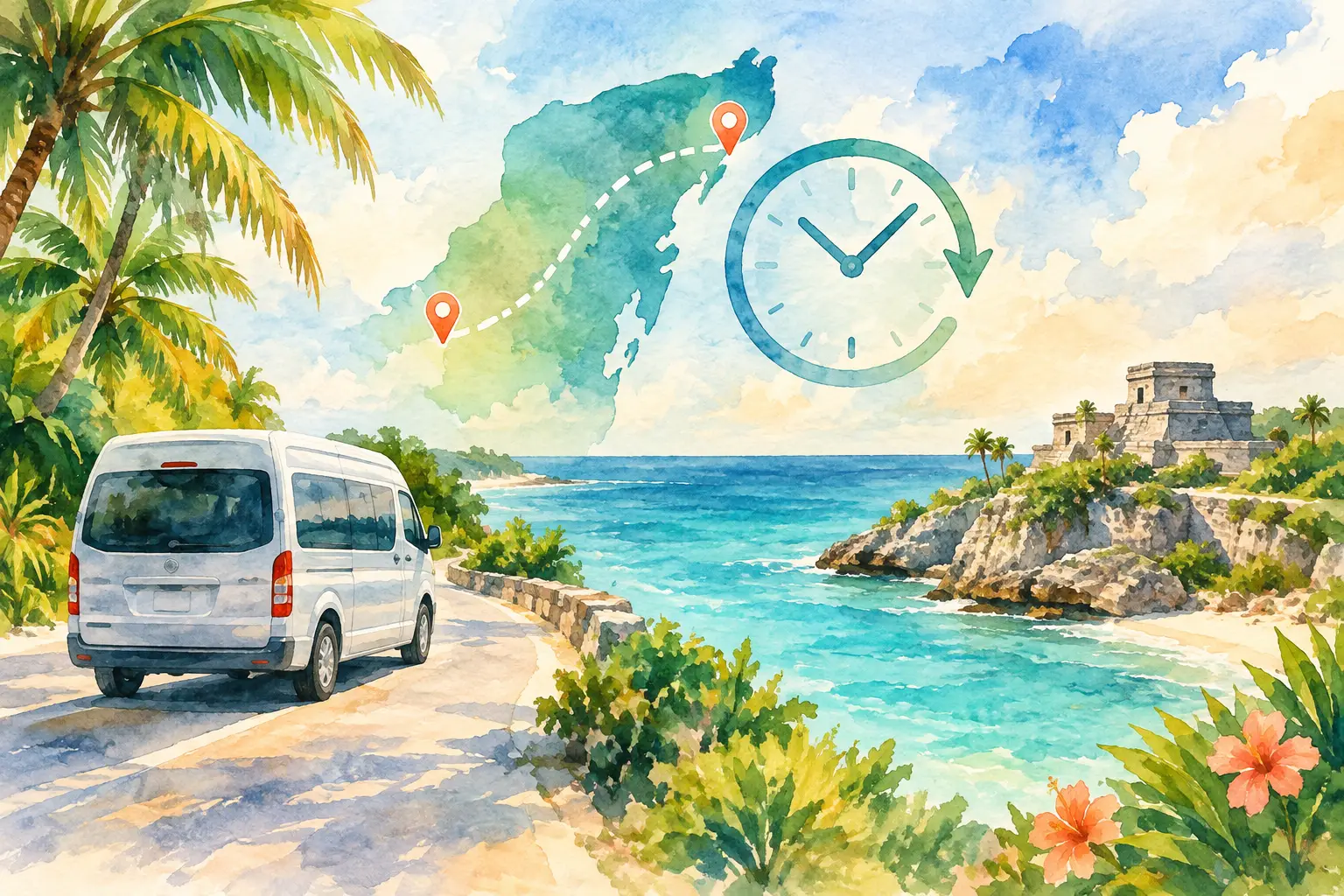 How to Calculate Transfer Duration in Riviera Maya