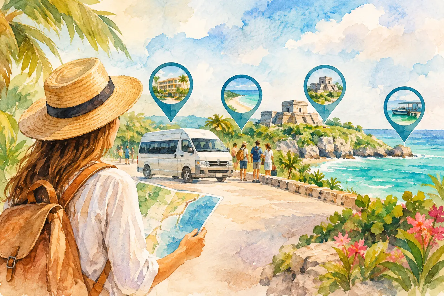 How to Select Pickup Points for Riviera Maya Travel